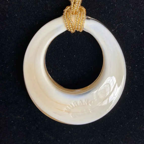 Murano glass gold necklace HP 2/7 - Picture 3 of 7